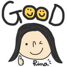 my name is rina... sticker #14738707