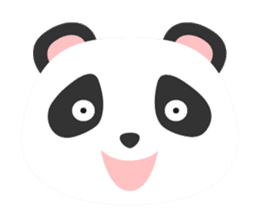 Cute Panda Faces sticker #14738878