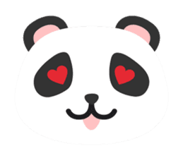 Cute Panda Faces sticker #14738880