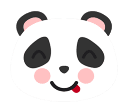 Cute Panda Faces sticker #14738882