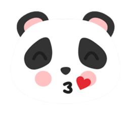 Cute Panda Faces sticker #14738885