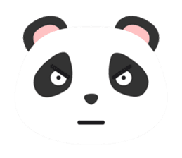Cute Panda Faces sticker #14738886