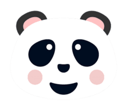 Cute Panda Faces sticker #14738887