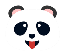 Cute Panda Faces sticker #14738888
