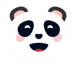 Cute Panda Faces sticker #14738889