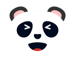 Cute Panda Faces sticker #14738890