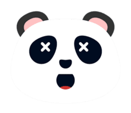Cute Panda Faces sticker #14738891