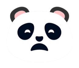 Cute Panda Faces sticker #14738893