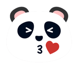 Cute Panda Faces sticker #14738895