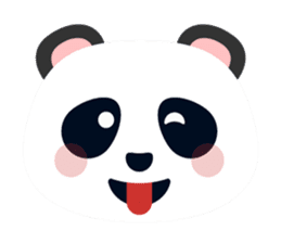 Cute Panda Faces sticker #14738898