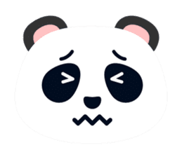 Cute Panda Faces sticker #14738901