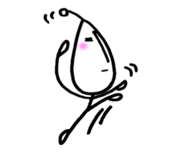 Bean person sticker #14739114