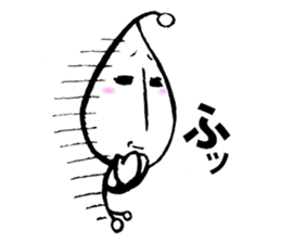 Bean person sticker #14739115