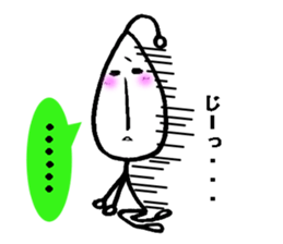 Bean person sticker #14739119