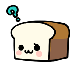 Plain bread ! sticker #14739425