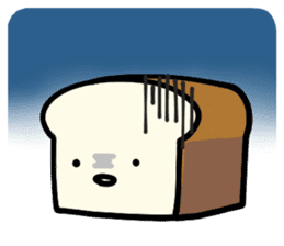 Plain bread ! sticker #14739430