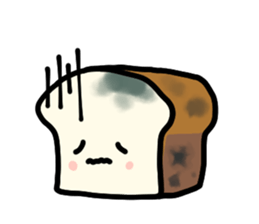 Plain bread ! sticker #14739439