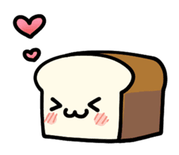 Plain bread ! sticker #14739441