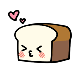 Plain bread ! sticker #14739442