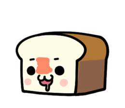 Plain bread ! sticker #14739443