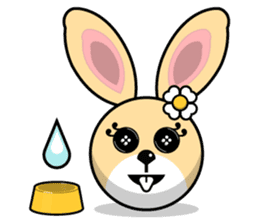 Hunny Bunnys Stickers - Rabbit Emoji sticker #14740229