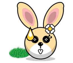 Hunny Bunnys Stickers - Rabbit Emoji sticker #14740237