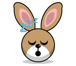 Hunny Bunnys Stickers - Rabbit Emoji sticker #14740258