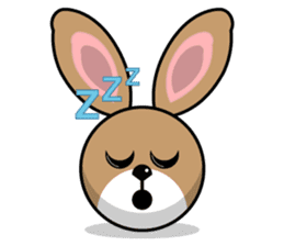 Hunny Bunnys Stickers - Rabbit Emoji sticker #14740258