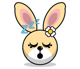 Hunny Bunnys Stickers - Rabbit Emoji sticker #14740259