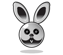 Hunny Bunnys Stickers - Rabbit Emoji sticker #14740260