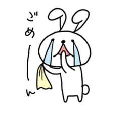 the slow life with a white cat 5 sticker #14741358