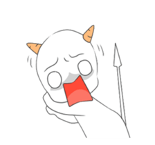 Tetan White - Animated sticker #14741439