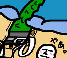 Kind men. Expressionless man. part2 sticker #14741864