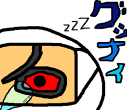 Kind men. Expressionless man. part2 sticker #14741898