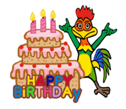 MJ-Rooster sticker #14742054