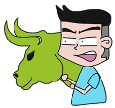 Investor man sticker #14742691