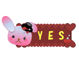 Rabbit daily1 sticker #14743772