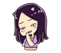 Cute Purple Zwi sticker #14744184