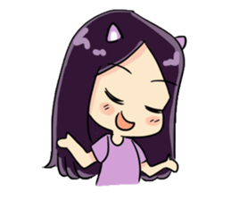 Cute Purple Zwi sticker #14744185