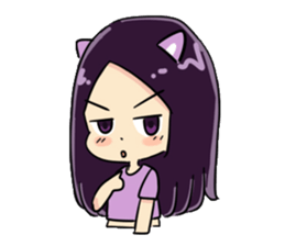 Cute Purple Zwi sticker #14744186