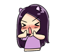 Cute Purple Zwi sticker #14744190