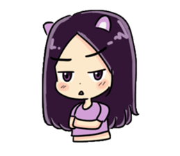 Cute Purple Zwi sticker #14744191