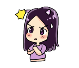 Cute Purple Zwi sticker #14744192