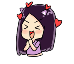 Cute Purple Zwi sticker #14744194