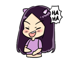 Cute Purple Zwi sticker #14744195