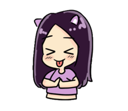 Cute Purple Zwi sticker #14744197
