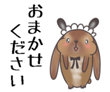 Holland lop MIMI sticker #14744355
