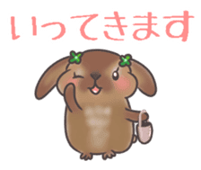 Holland lop MIMI sticker #14744364