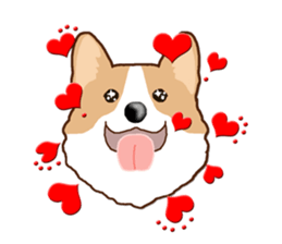 Daily life of Corgi Version 2. sticker #14744497