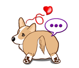 Daily life of Corgi Version 2. sticker #14744509